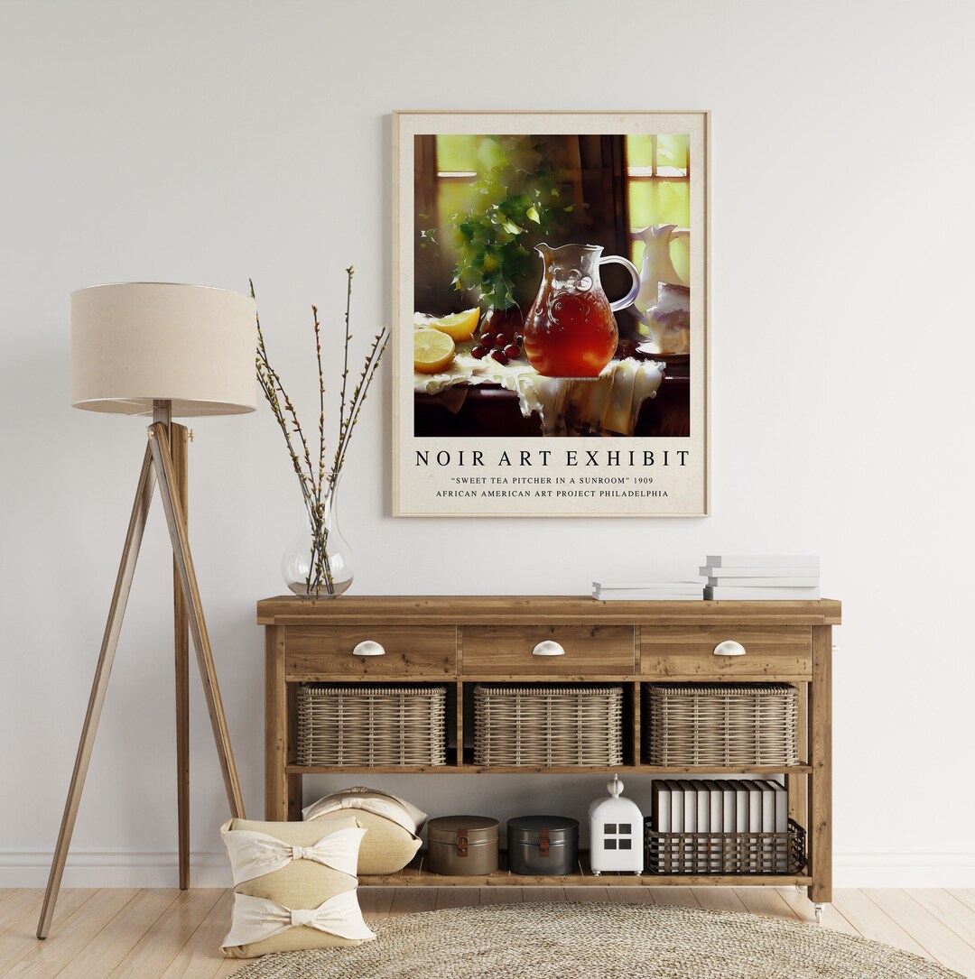 Country Kitchen Wall Art Still Life Sweet Tea Exhibition Poster
