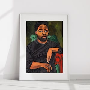Black Man Wall Art | Modern Wall Art | African Man Wall Art | African American Art | Printable Wall Art