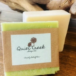 Calming Anxiety Relief Therapy Stress Relief Bar Farm FreshNatural Pure Goat MilkHandcrafted Cold Process Soap Bars for Anxiety Relief image 1