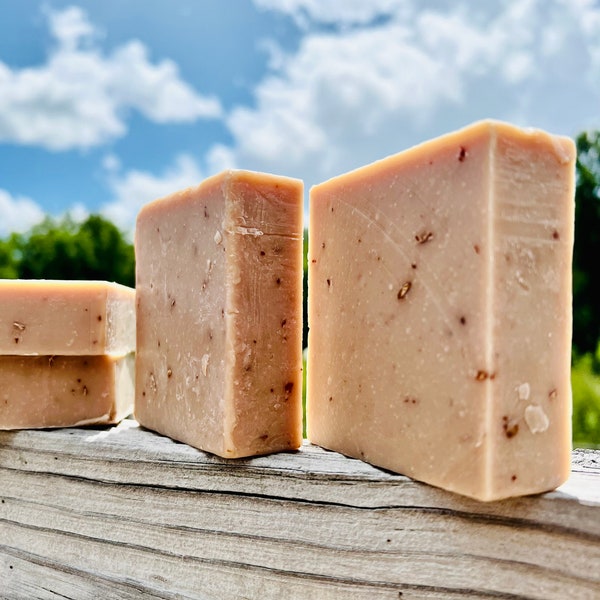 Eczema Relief Therapy Bar Soap|Sensitive Skin Relief|Farm Fresh|Natural Pure Goat Milk|Handcrafted|Cold Process Soap Bars for Sensitive Skin