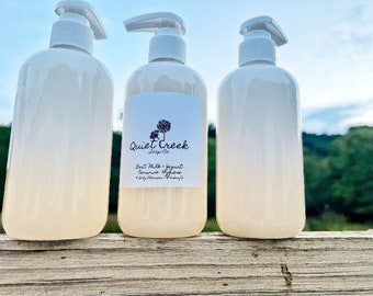 Bestselling Goat Milk Yogurt + Kefir Feminine Hygiene and Body Wash - Unscented Or Strawberry - Nourish Delicate Parts Naturally