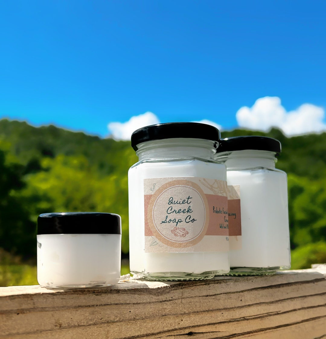 Facial Cream W/ Goat Milk Aloe Made W/ Raw Goat Milk Probiotics Farm