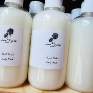 Goat Milk Body Wash | All Natural | Farm Fresh | Goat Milk Soap | No Synthetics, Preservatives, or Chemicals | Raw Goat Milk Soap + GWP |