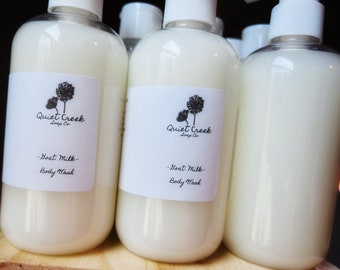 Goat Milk Body Wash | All Natural | Farm Fresh | Goat Milk Soap | No Synthetics, Preservatives, or Chemicals | Raw Goat Milk Soap + GWP |