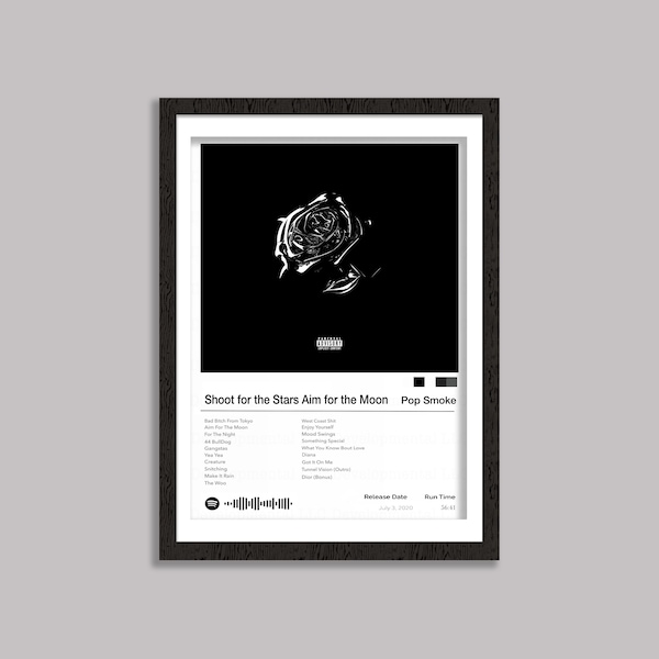 Album Cover Posters Pop Smoke Etsy