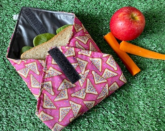 Lunch Wrap - Reusable, handmade lunch wrap. The perfect addition to your waste free kitchen or eco friendly gift.