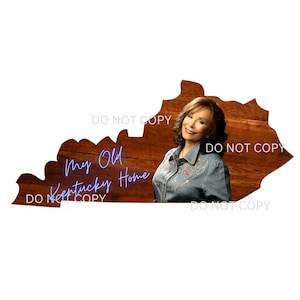 My Old Kentucky Home Song Holz Kentucky Loretta Country Musik Shirt Design Sublimation Waterslide PNG Digital Shirt Design