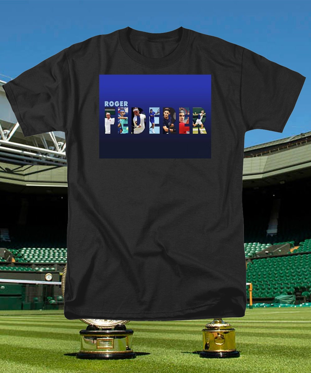 Discover Maglietta T-Shirt Roger Federer Uomo Donna Bambini Thanks For Memories Tennis Fan Gift Tennis Player