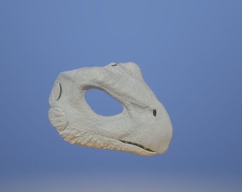 Paint Your Own Dino Mask White Primer Coated