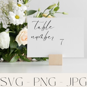 Wedding Table Numbers Svg, Wedding Svg Files, Numbers SVG File, alligraphy Numbers Svg, Wedding cut file, Wedding Sign Numbers