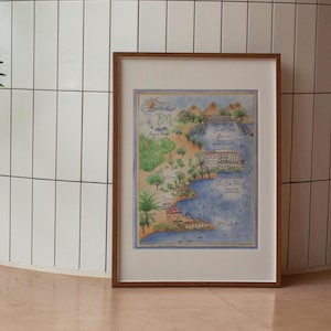 Personalisierte Landkarte für Hochzeiten und Hochzeiten I Digitale Landkarte für Hochzeiten I Personalisierte Landkarte für Hochzeiten I Personalisierte Landkarte für Hochzeiten I Digital illustrierte Landkarte