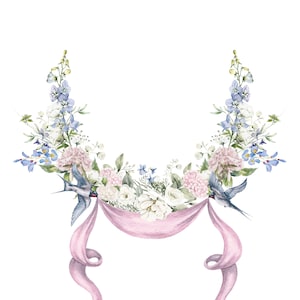 Blason de Mariage | Blason Aquarelle | Blason Fait Main | Papeterie de Mariage Numérique