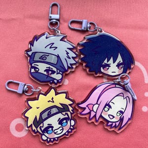 Anime Chibi Ninja Acrylic Charms