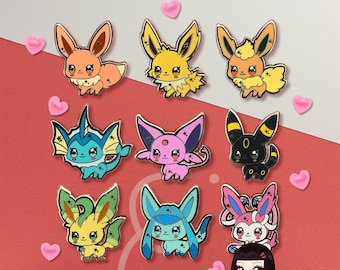 PKMN Eevee Enamel Pins