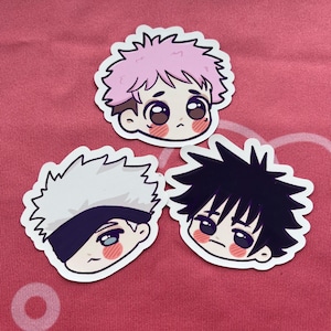 Anime Chibi Curse Sticker Pack