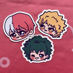 Anime Chibi Hero Sticker Pack