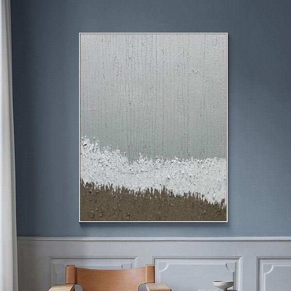 Brown Gray Wall Art Etsy