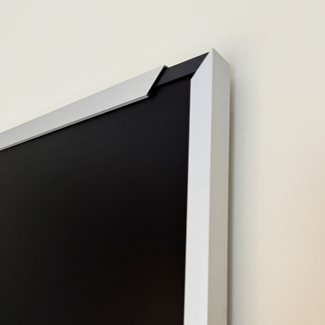 Sangsung Frame TV Handmade Bezel ,brushed Silver TV Frame, Frame Tv