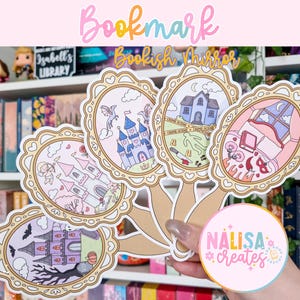 Segnalibro Specchio da Libro | Regalo per amanti dei libri | fatto a mano in carta | segnalibro | Merchandising da libro | Trendy | Genere