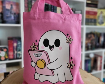 Buchtasche - Bookish Girlie | Geschenk für Buchliebhaber | Buchhülle für Bücher | Tasche für Bücher, E-Reader und Tablets | bookish merch