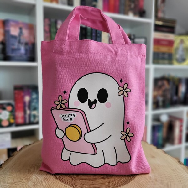 Buchtasche - Bookish Girlie | Geschenk für Buchliebhaber | Buchhülle für Bücher | Tasche für Bücher, E-Reader und Tablets | bookish merch