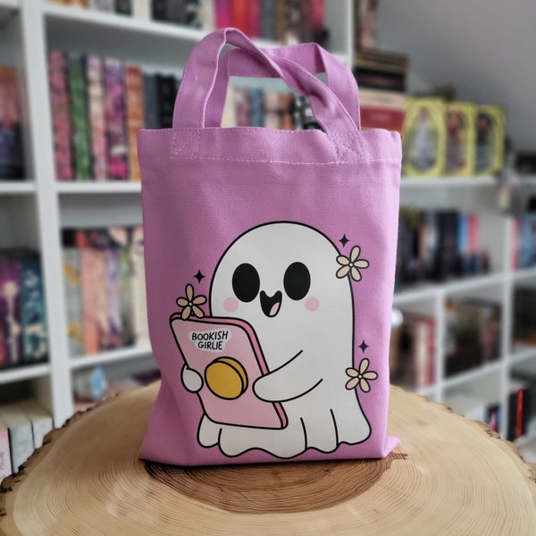 Buchtasche - Bookish Girlie | Geschenk für Buchliebhaber | Buchhülle für Bücher | Tasche für Bücher, E-Reader und Tablets | bookish merch