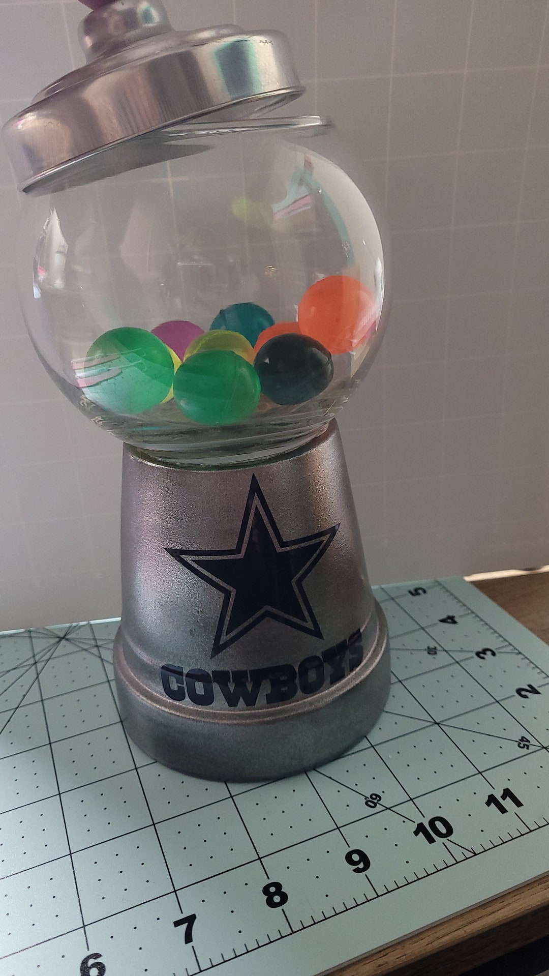 Dallas Cowboys Candy Jar Etsy