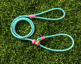 Correa para perros de cuerda de escalada personalizada, hecha a mano, ligera, de 1,5 m (5 pies)