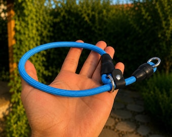 Collar Martingale para perros con cuerda de escalada, correa de entrenamiento resistente.