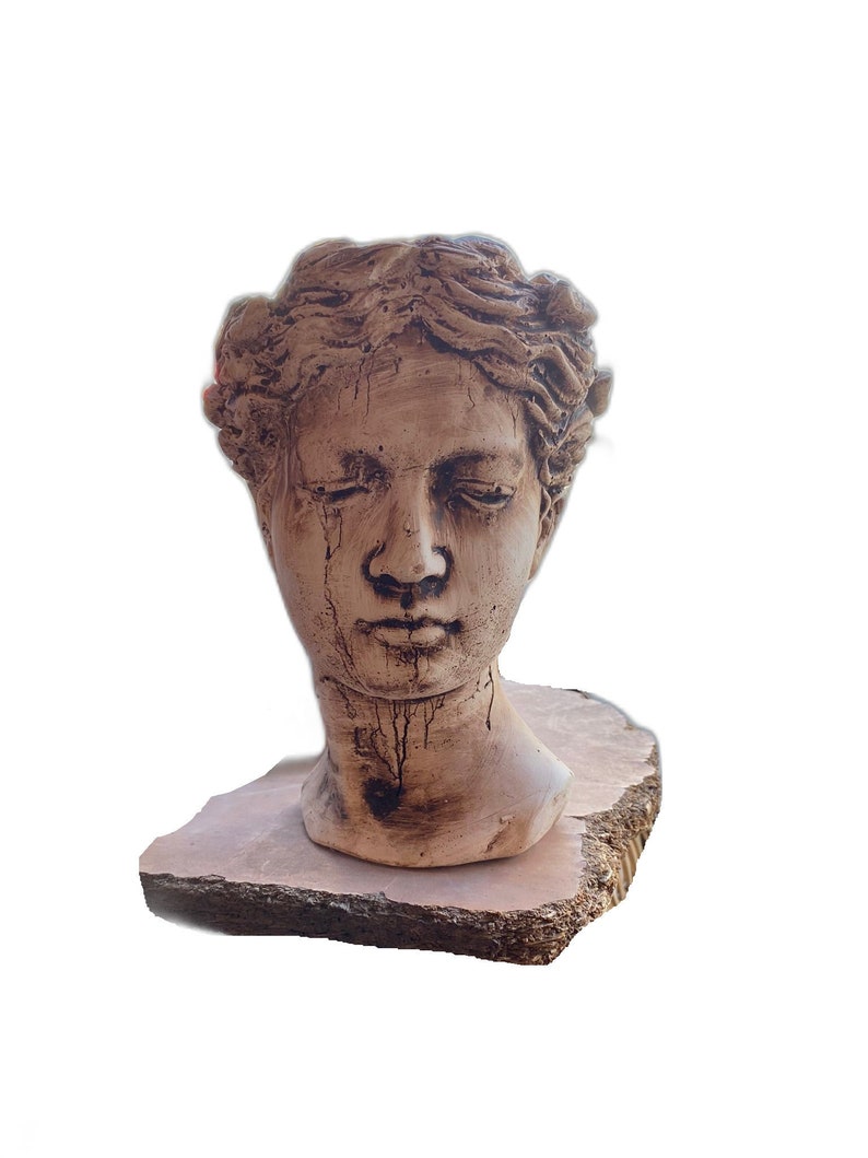 Helen of Troy Ancient Plaster Statue Flowerpot Etsy