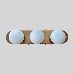Brass Sconce Light Fixture Milk Glass Handmade Brass Wall Light