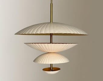 Handcrafted Metal & Brass Chandelier - 24 Inch - Unique Design