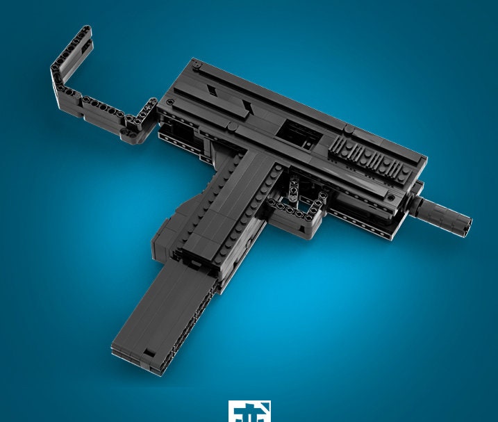 MOC310 Mini Uzi Toy Gun Bricks Etsy UK