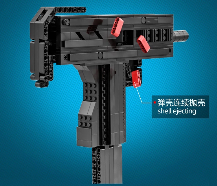 MOC310 Mini Uzi Toy Gun Bricks Etsy UK