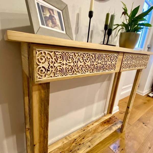 Rustic Reclaimed wood console / sideboard