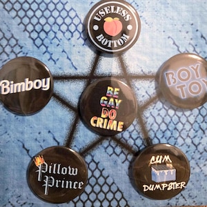 Gay Boy Button Pack