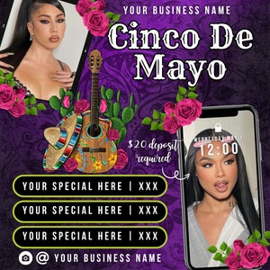 Cinco de mayo/folleto de venta/venta flash/diseño de plantilla de volante diy