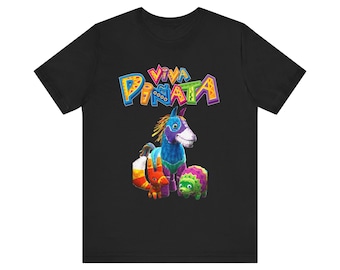 Viva Pinata 2000s Party Game Cover Art Unisex Jersey Short Sleeve Graphic Tee Retro Gamer Collectors