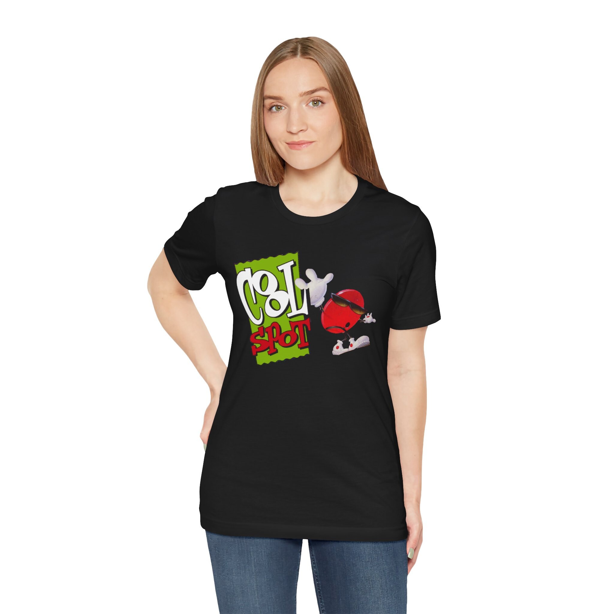 Cool Spot 7up SNES Genesis Retro Style Logo Unisex Jersey Short
