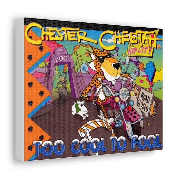 Chester Cheetah Too Cool to Fool SNES Box Art Cheetos Wall Art