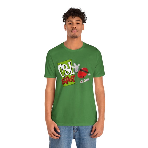 Cool Spot 7up SNES Genesis Retro Style Logo Unisex Jersey Short