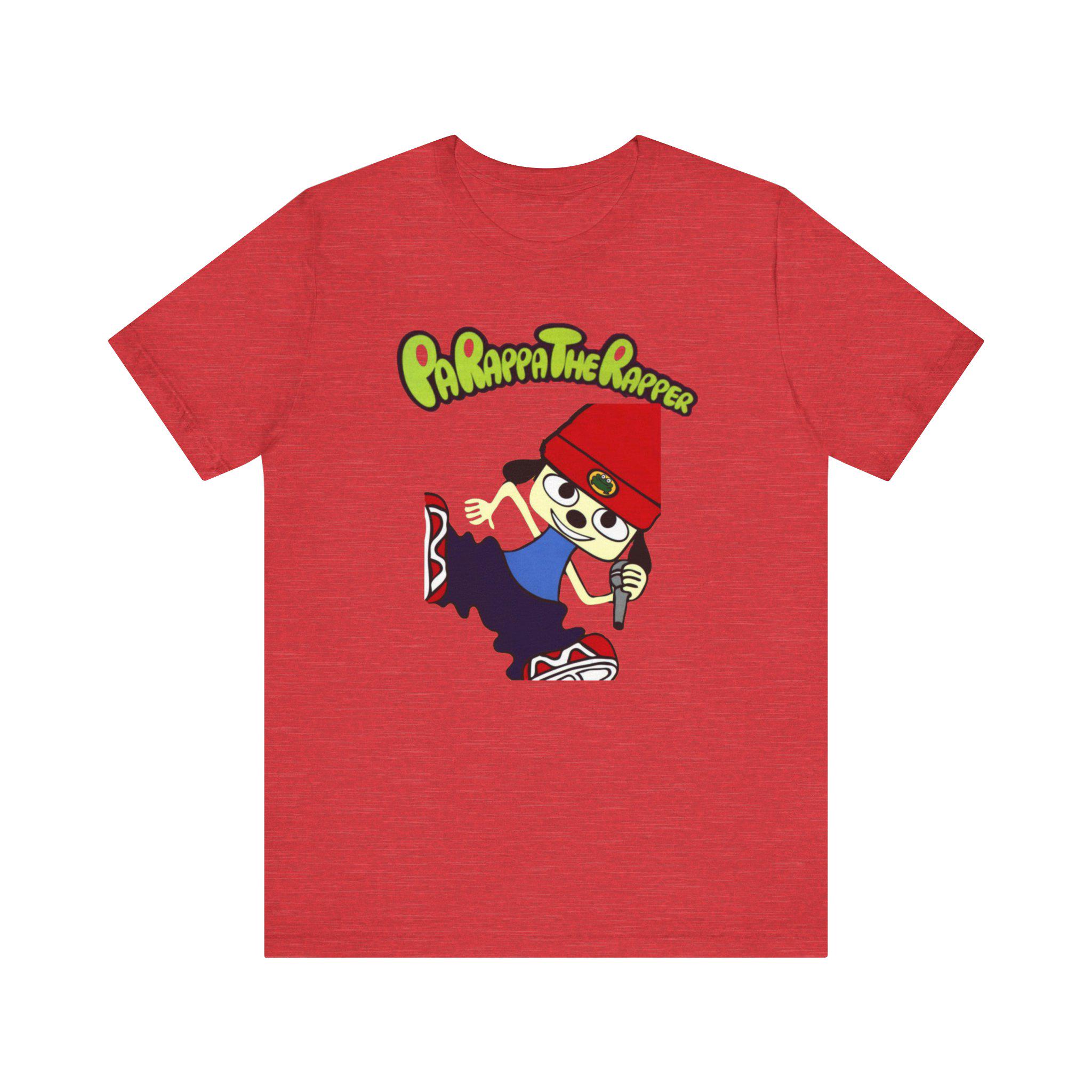 thumbnail image 2 of PaRappa The Rapper Official Retro T-Shirt, Navy Blue, 100% Cotton, S M L XL 2 of 2