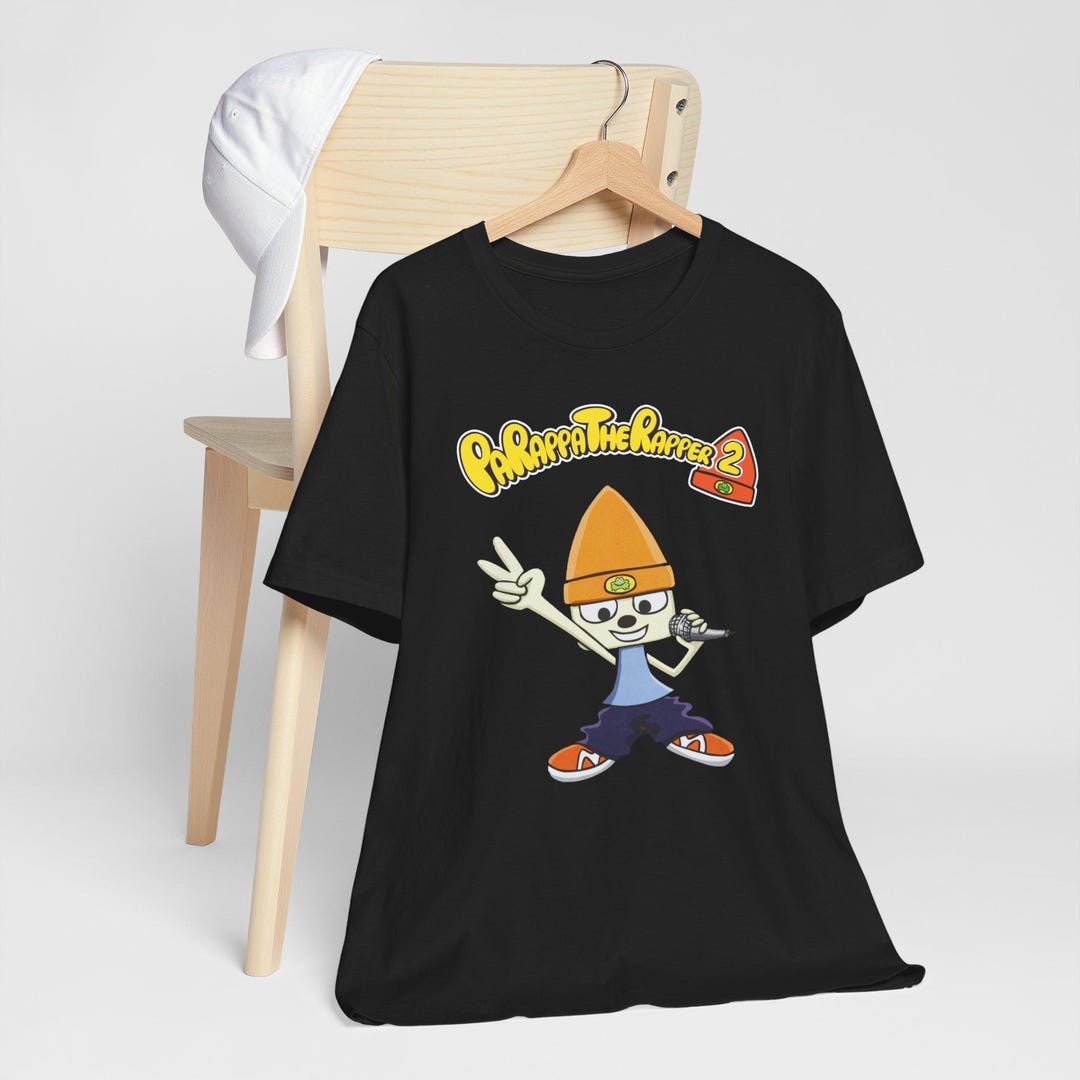 Parappa the Rapper 2 PS2 Retro Style Cover Art Unisex Jersey Short ...