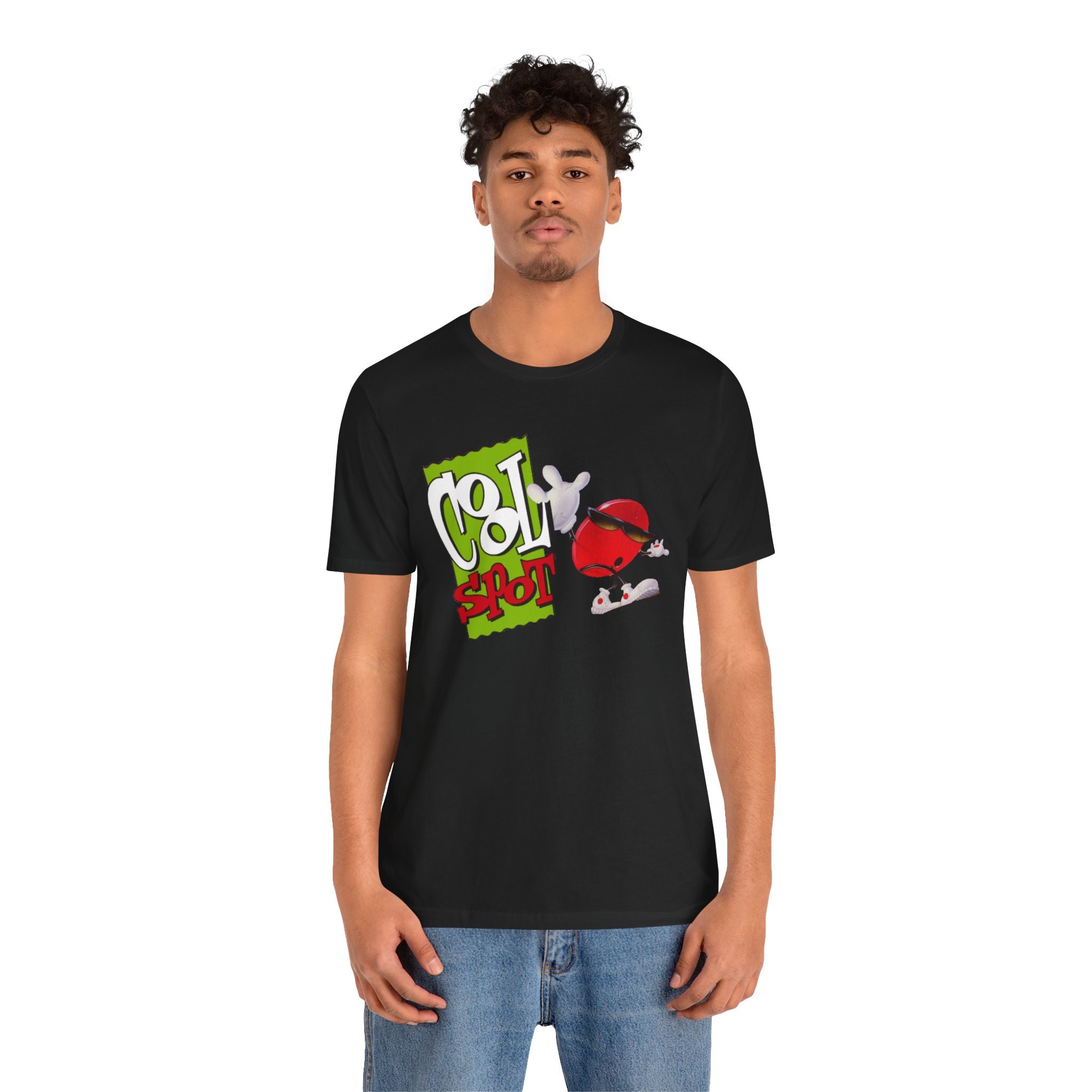 Cool Spot 7up SNES Genesis Retro Style Logo Unisex Jersey Short