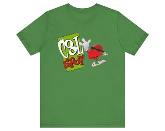 Cool Spot 7up SNES Genesis Retro Style Logo Unisex Jersey Short