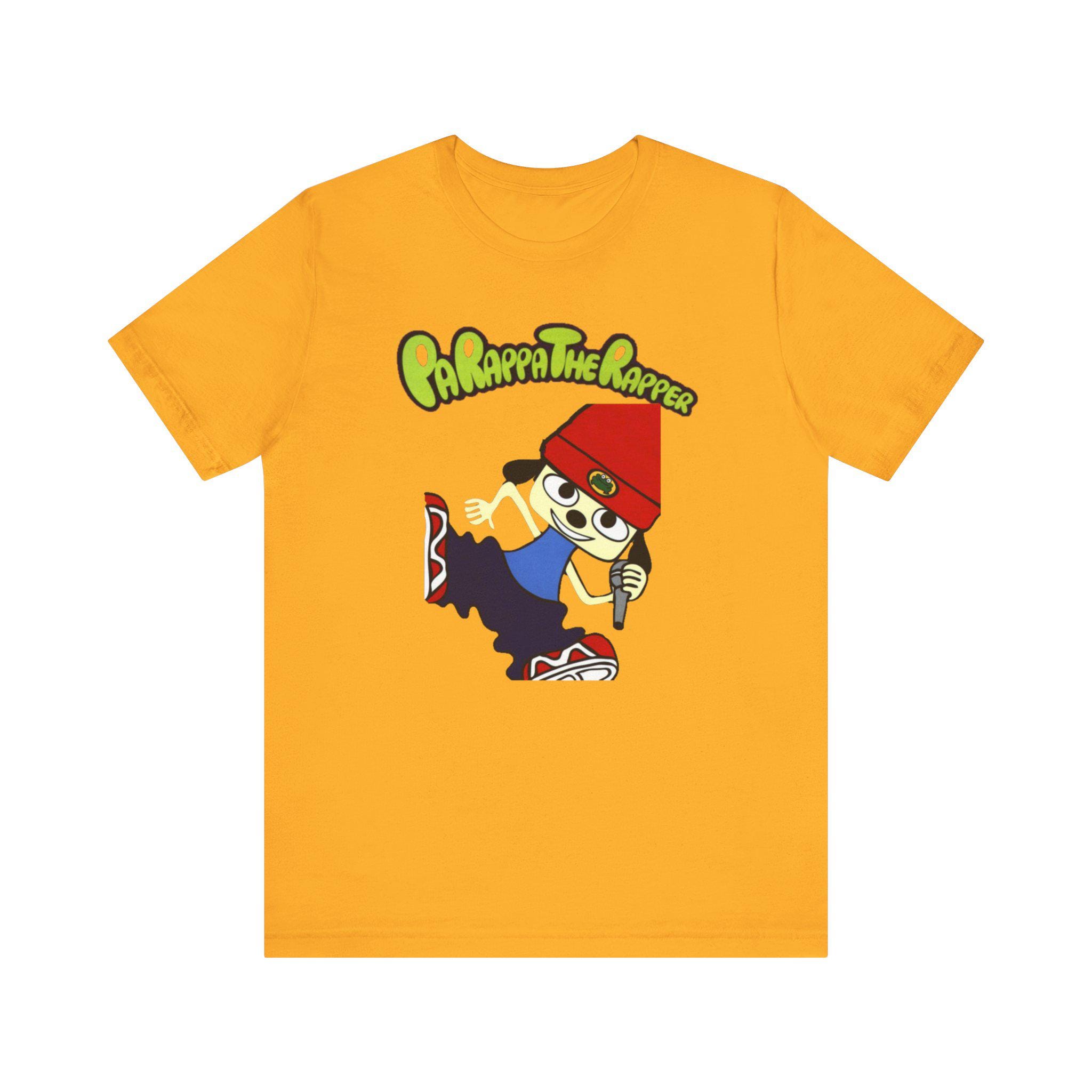 Parappa the Rapper PS1 Cover Art Retro Style Unisex Short Sleeve