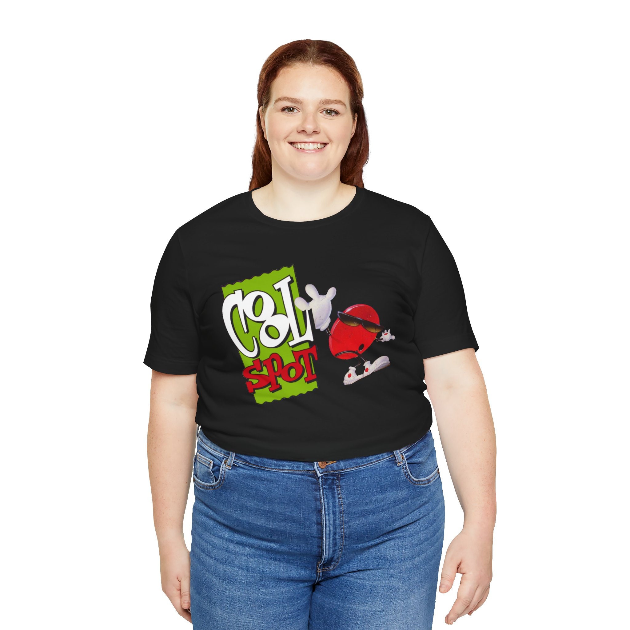 Cool Spot 7up SNES Genesis Retro Style Logo Unisex Jersey Short
