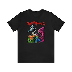 Splatterhouse 2 Sega Genesis Retro Style Pixel Art Unisex Short Sleeve T-Shirt