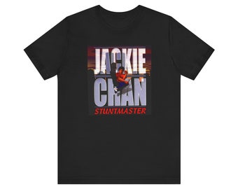Jackie Chan Stuntmaster PS1 Retro Style Cover Art Unisex Jersey Short Sleeve Tee Perfect Gift for Gamers and Collectors