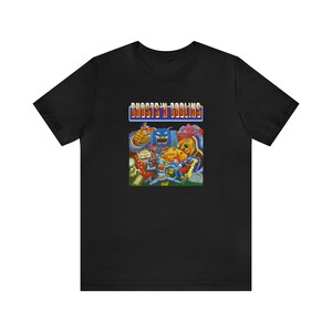 Camiseta unissex de manga curta Ghosts 'N Goblins NES estilo retrô Pixel Art